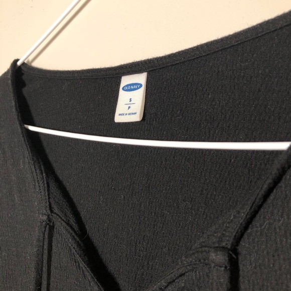 Black peasant blouse - Picture 4 of 4